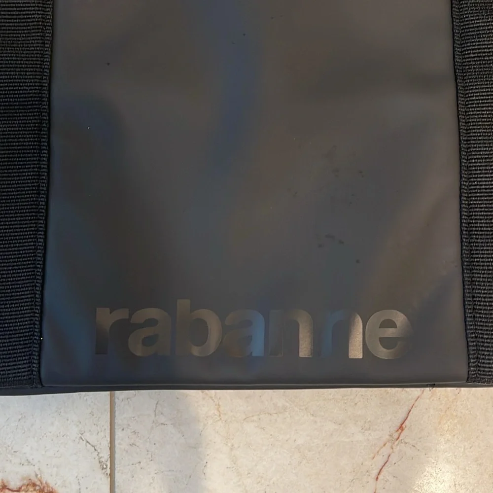 PACO RABANNE black large weeken bag